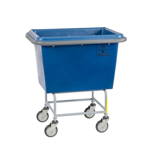 Elevated Basket Truck, Poly, Bumper, 8 Bushel, Blue